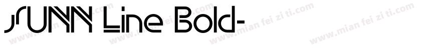 SUNN Line Bold字体转换
